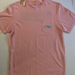 Vineyard Vines Pink Short Sleeve Tee Classic Comfort
